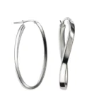 Kolczyki srebrne duze koła - kolczyki 3cm