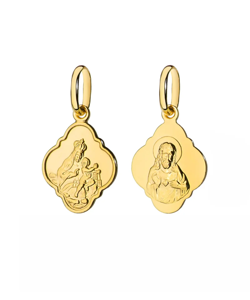 Złoty medalik 585 szkaplerz