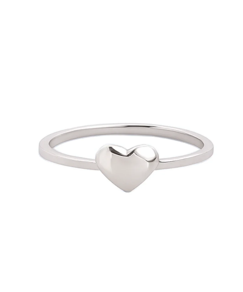 Pierścionek srebrny serduszko