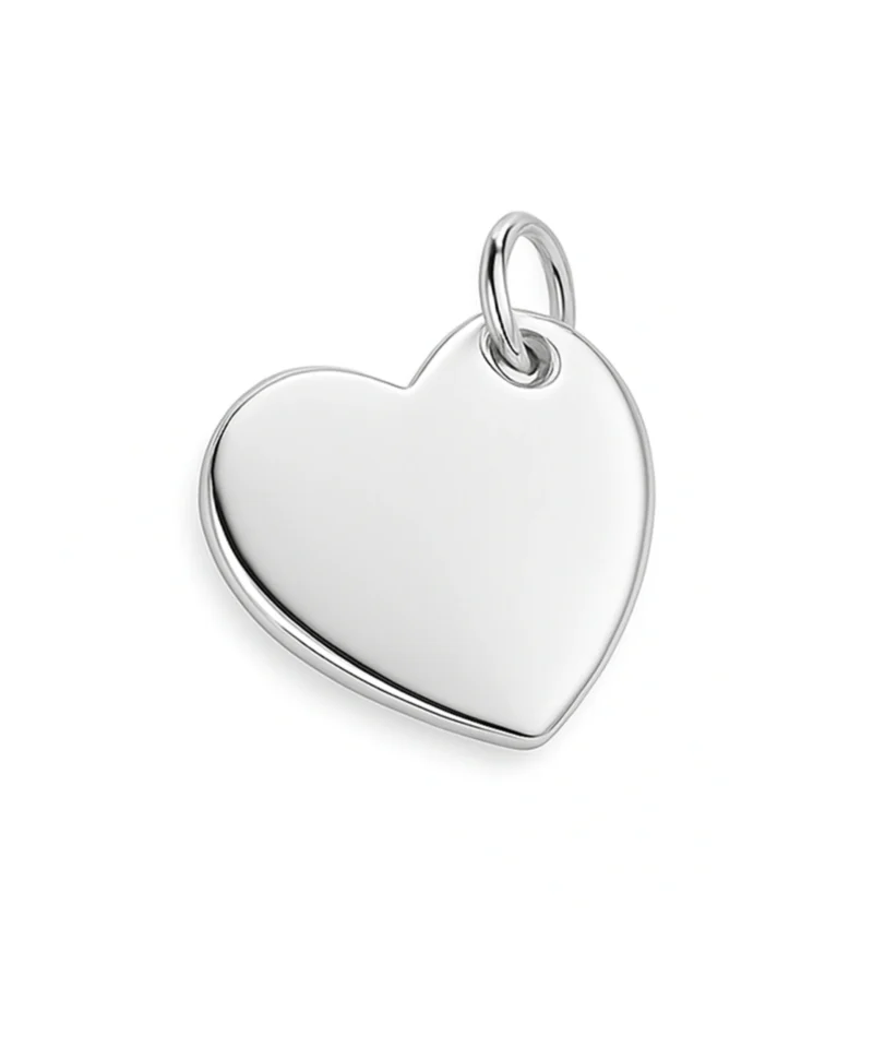 Zawieszka serduszko srebrne