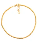 bransoletka złoto 585 diamentowane kuleczki – zbliżenie detalu