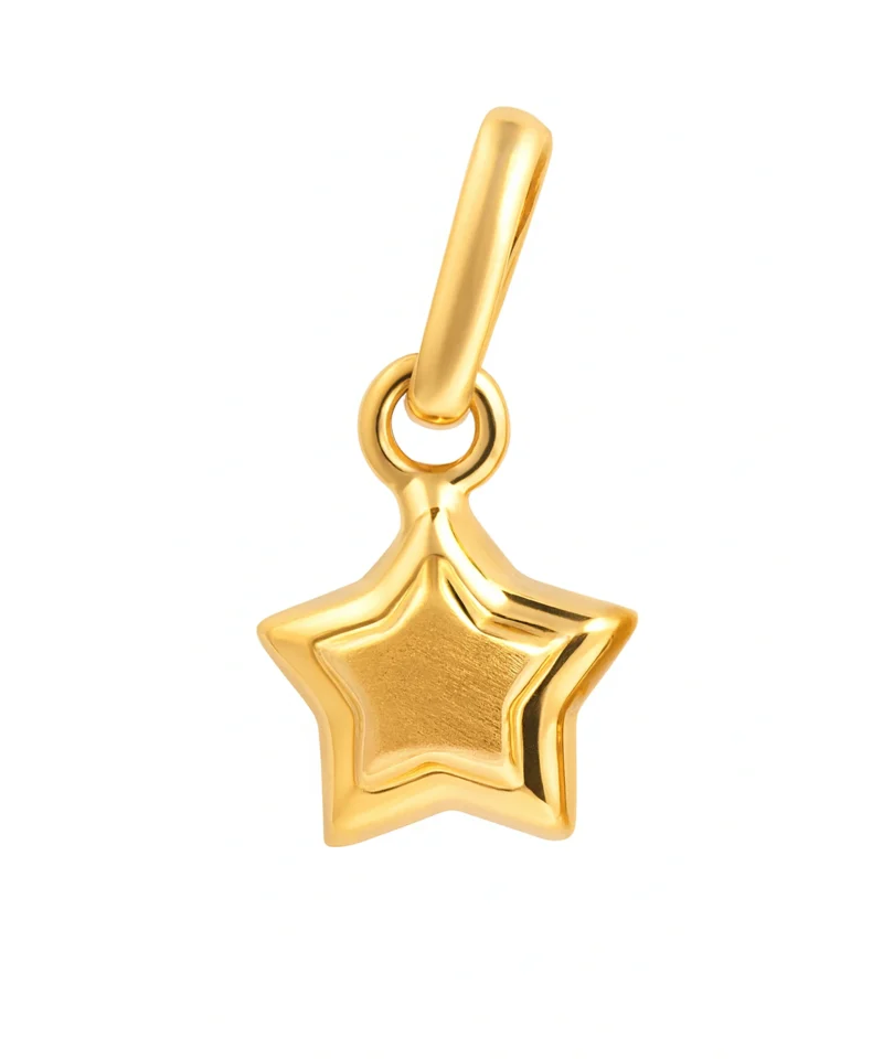 zawieszka gwiazda polarna złoto 585