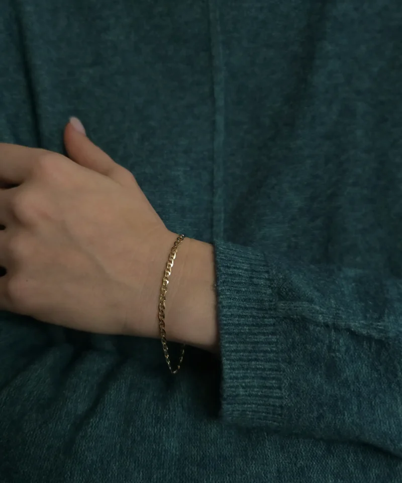 Złota bransoletka gucci - marina - złoto 585