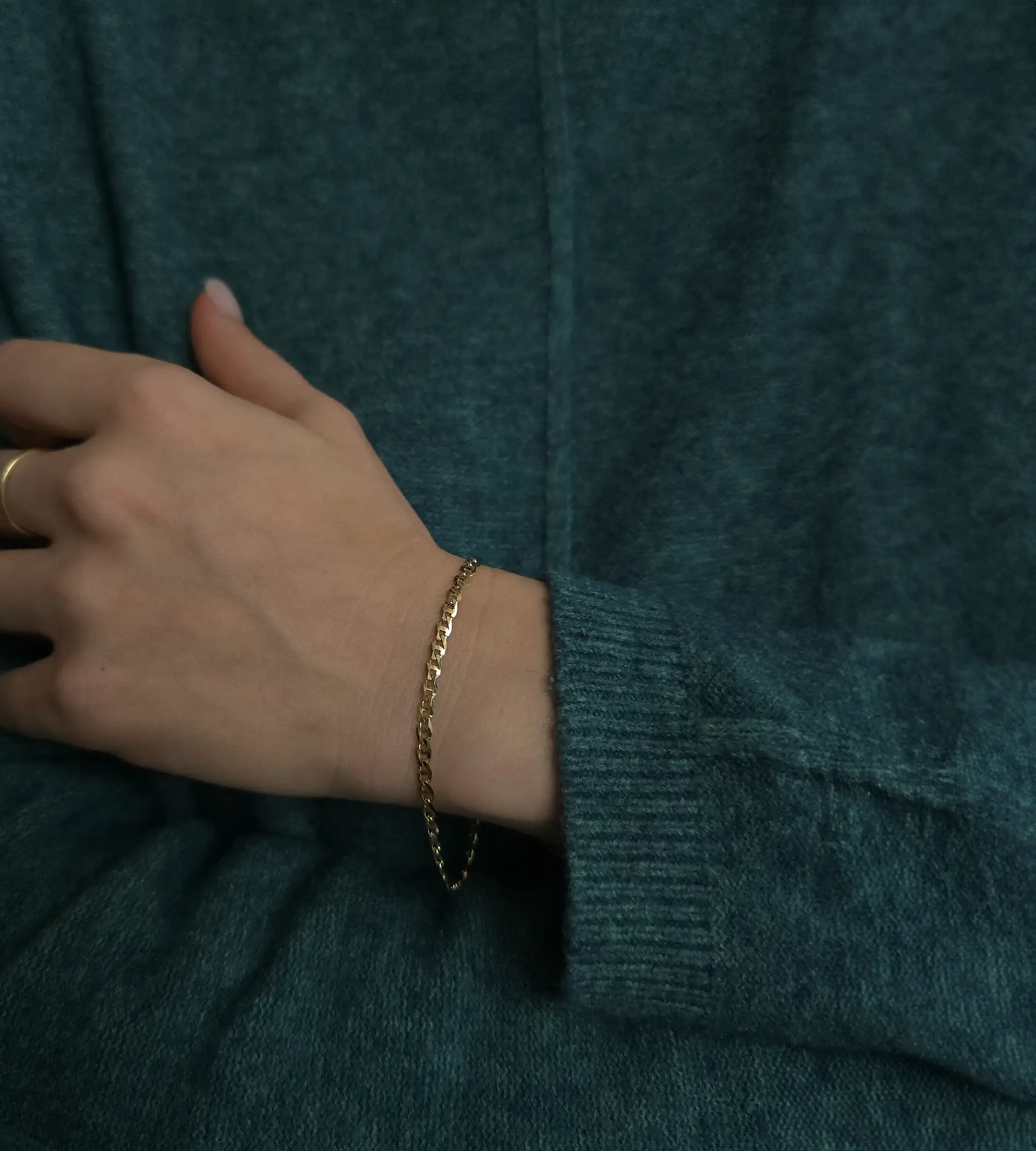 Złota bransoletka gucci - marina - złoto 585