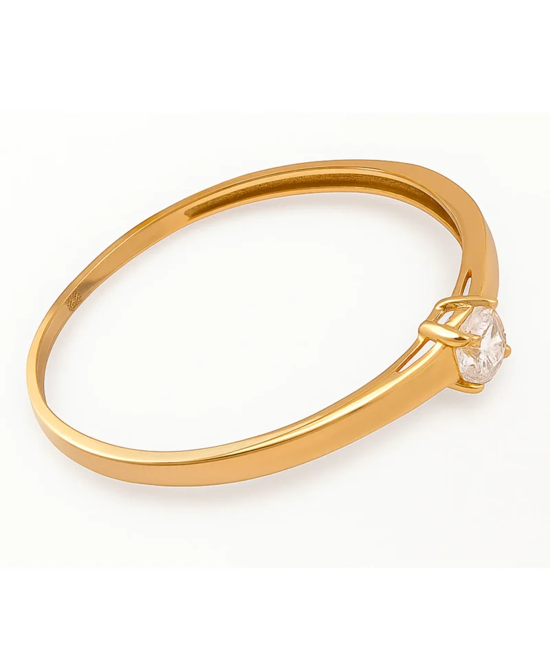 Złoty pierścionek 375 delikatny