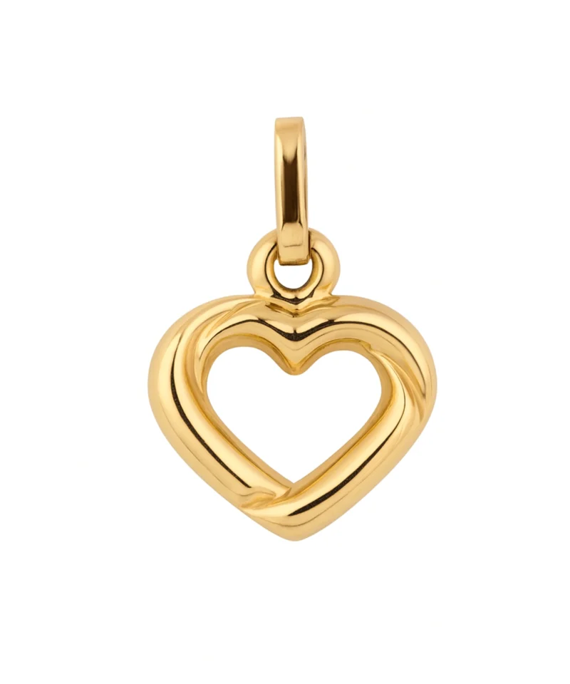 Złoty wisiorek serce zloto 585
