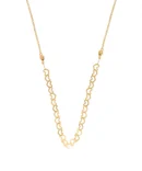 złoty naszyjnik 585 z serduszkami Akebia