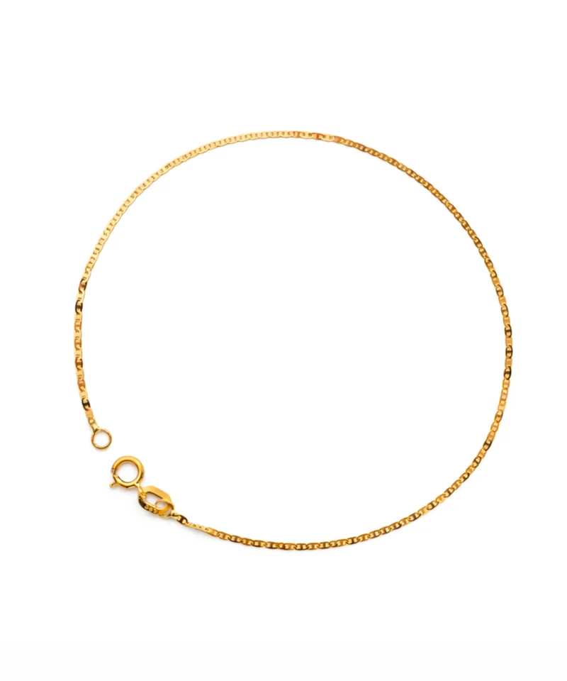 Złota bransoletka Gucci płaska 585 – packshot na białym tle